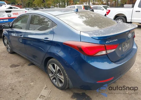 2016 Hyundai Elantra Sport z USA, uszkodzony, nr VIN KMHDH4AHXGU488958